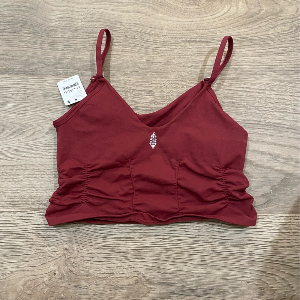 Free People Movement Ruched Crop Tank